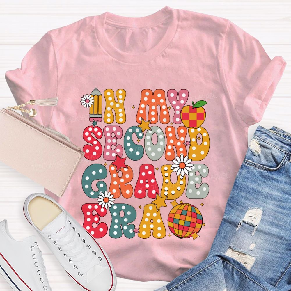 Personalized Grade In My Second Grade Era Teacher T-Shirt