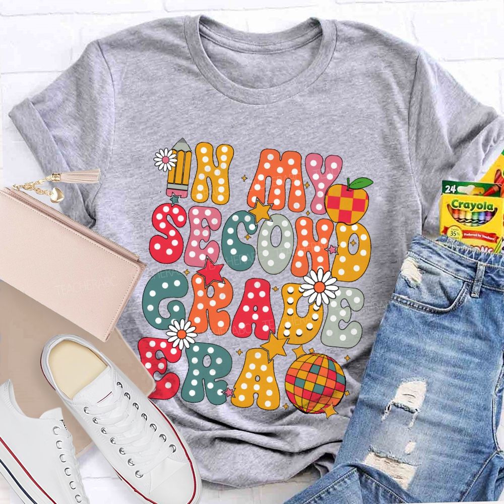 Personalized Grade In My Second Grade Era Teacher T-Shirt