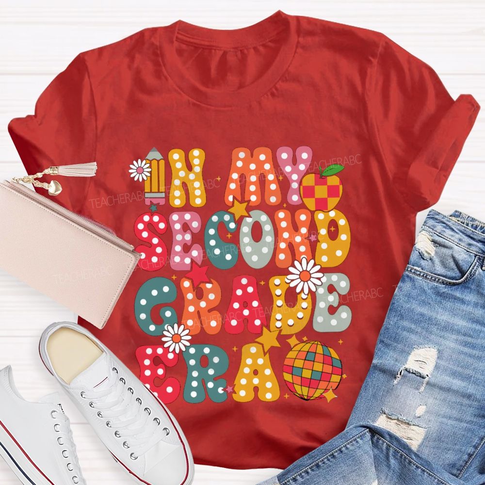 Personalized Grade In My Second Grade Era Teacher T-Shirt