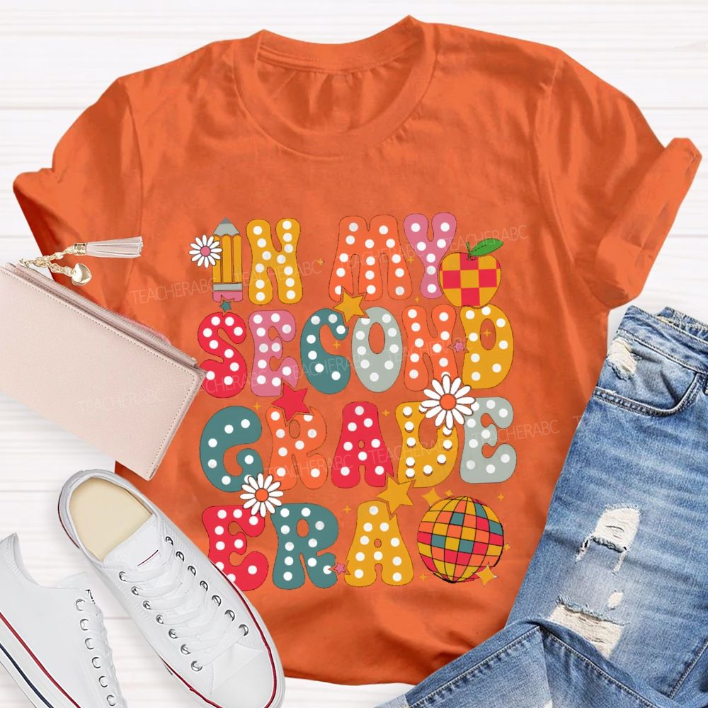 Personalized Grade In My Second Grade Era Teacher T-Shirt