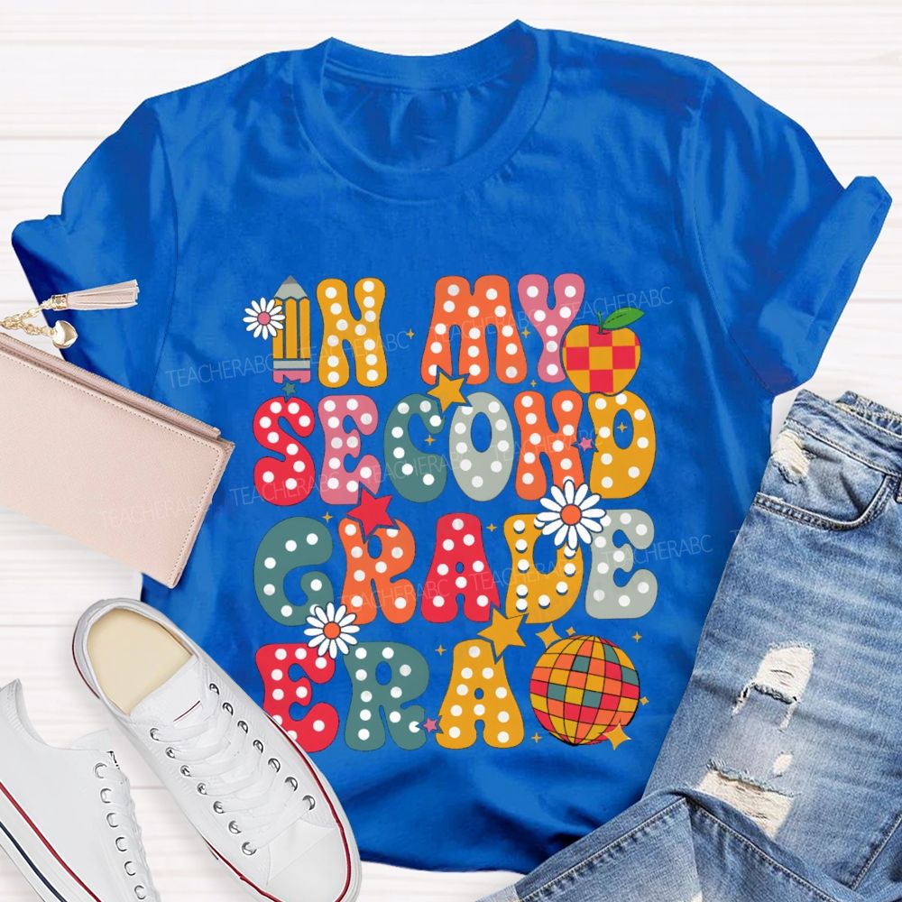 Personalized Grade In My Second Grade Era Teacher T-Shirt