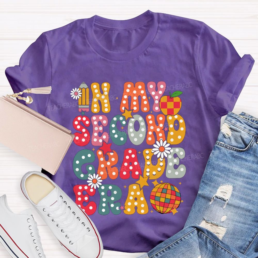 Personalized Grade In My Second Grade Era Teacher T-Shirt