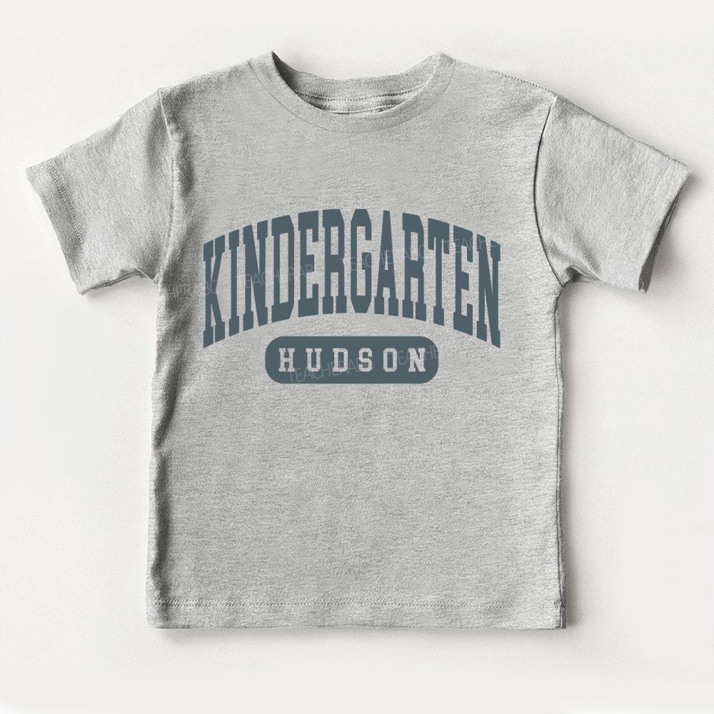 Personalized Name And Grade School Mode On Toddler T-shirts