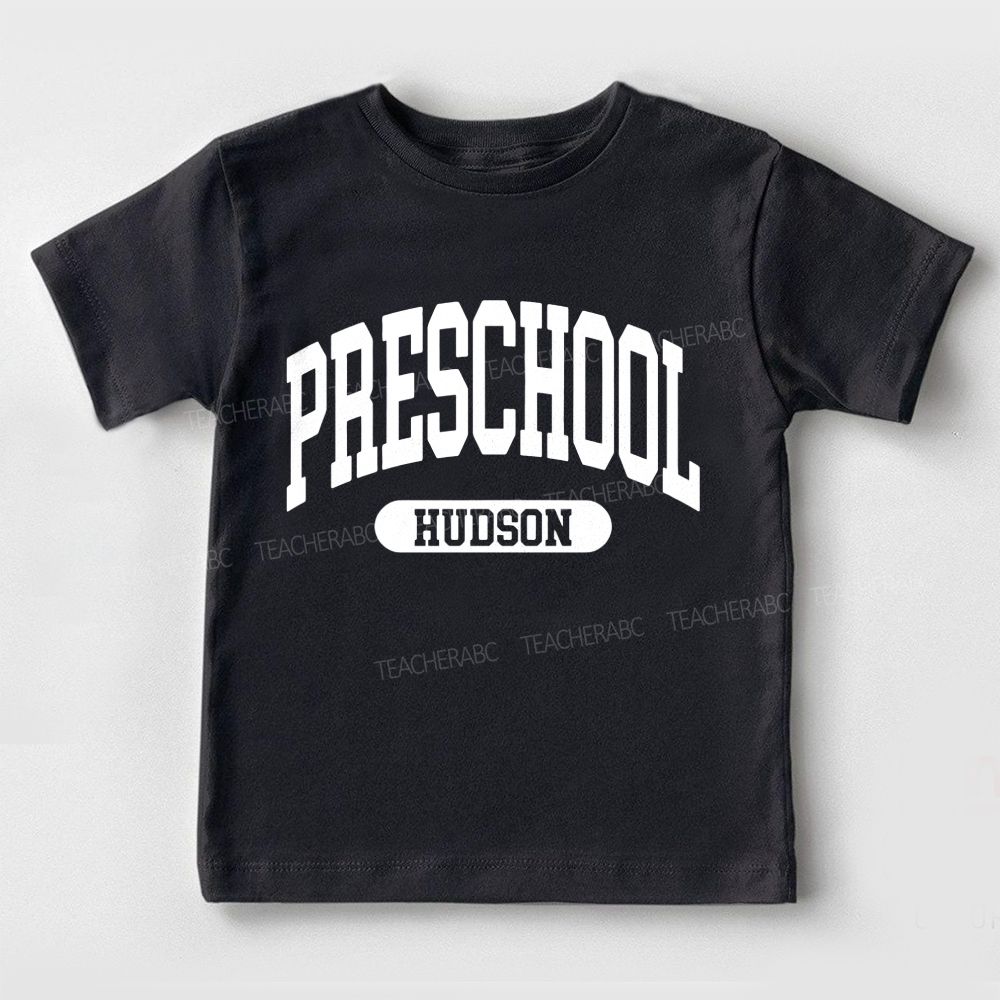 Personalized Grade Preschool Vibes Toddler T-shirts