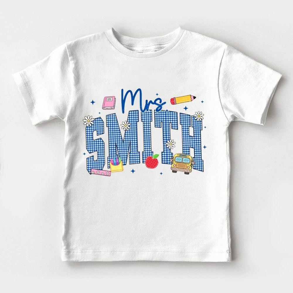 Personalized Name Proud Kindergarten Toddler T-shirts