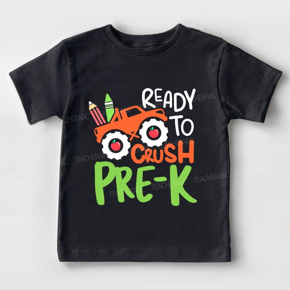 Personalized Grade Ready To Crush Pre-K Toddler T-shirts
