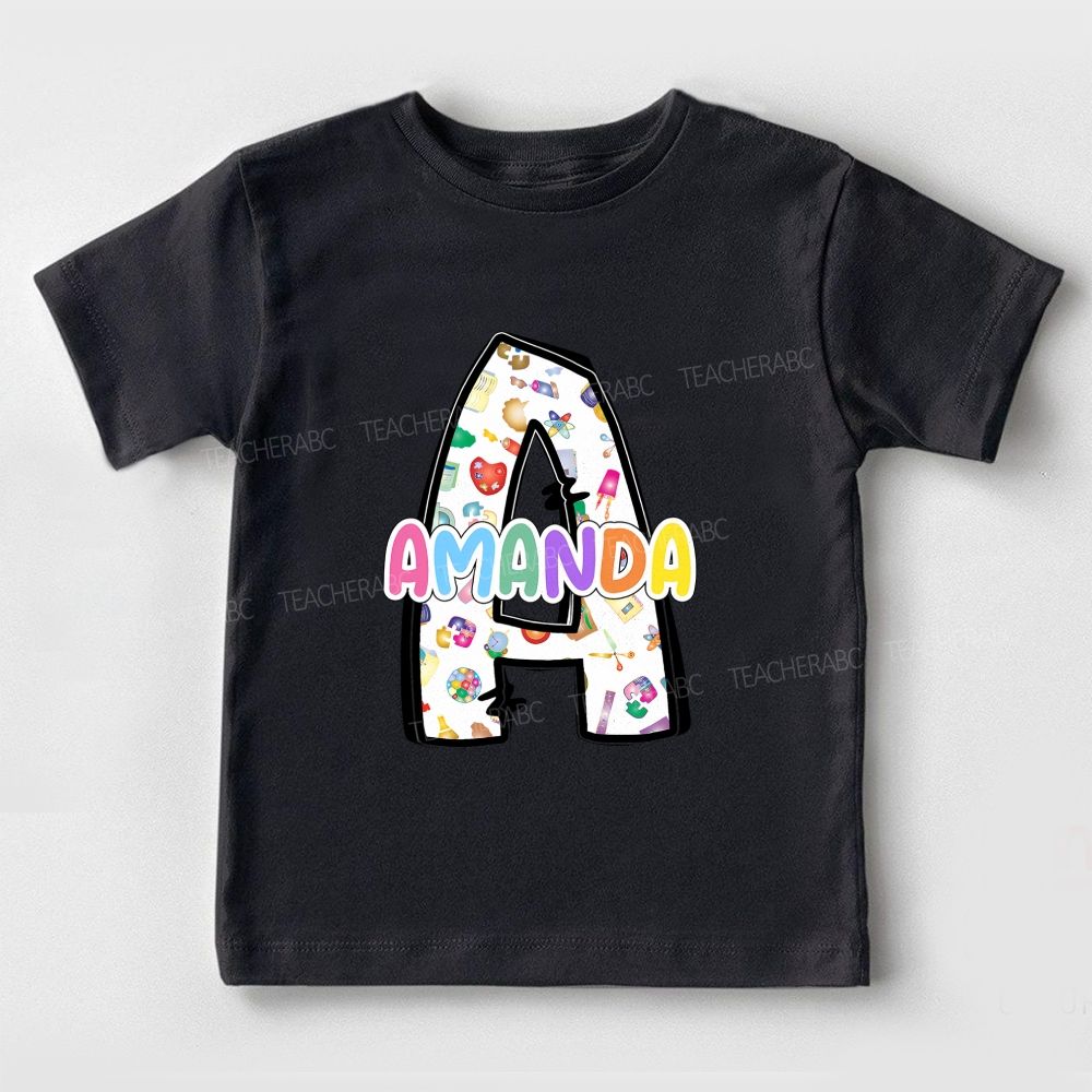 Personalized Name Little Learner Toddler T-shirts