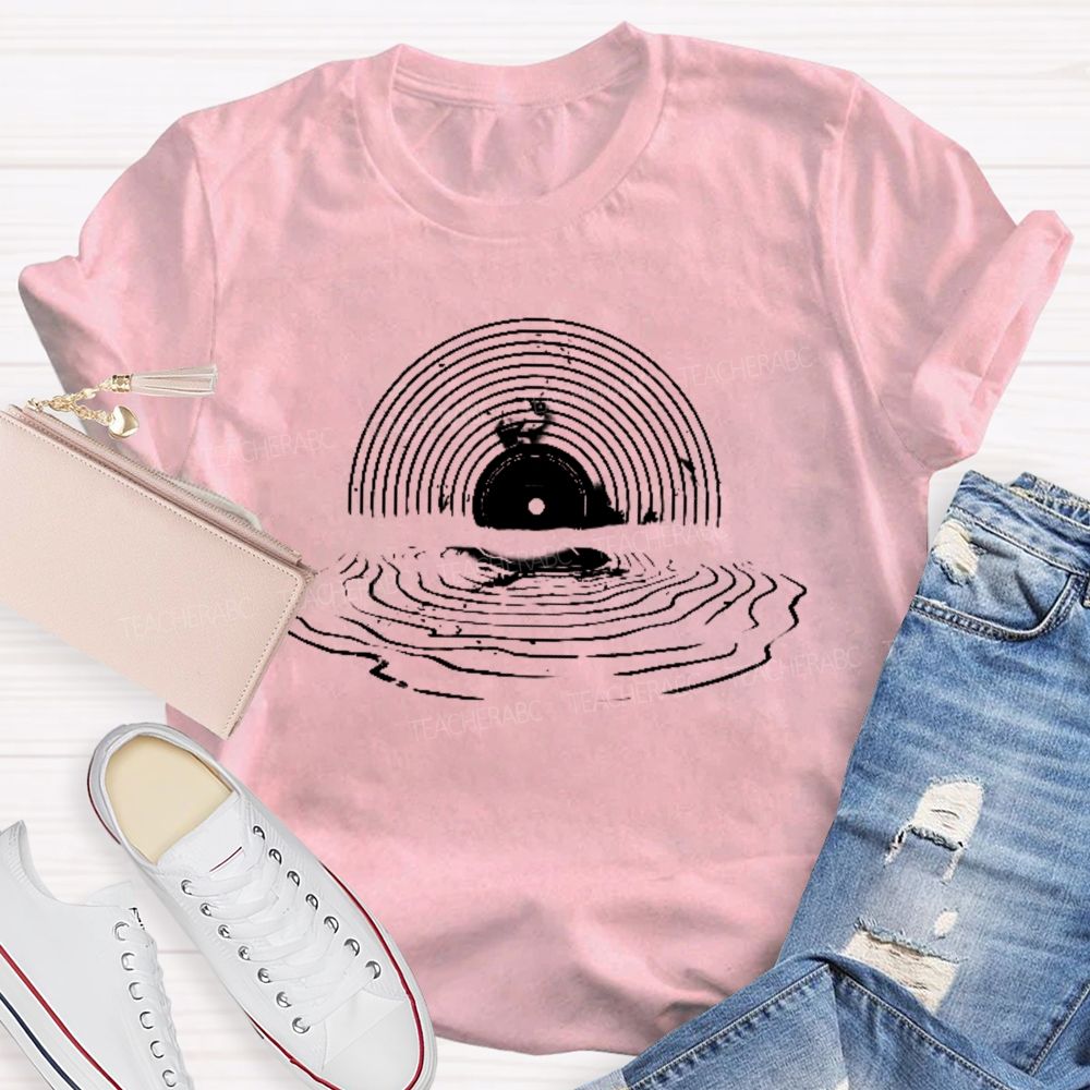 Music Records Teacher T-shirt
