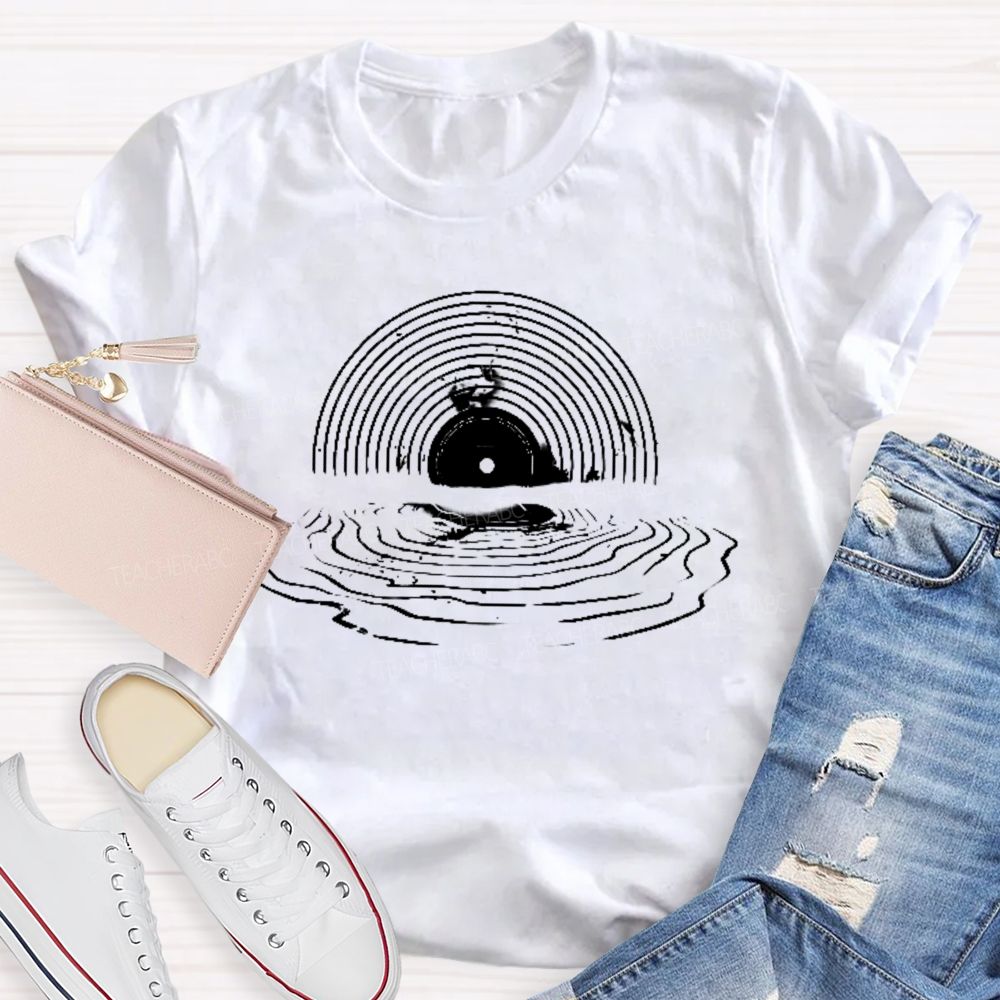 Music Records Teacher T-shirt