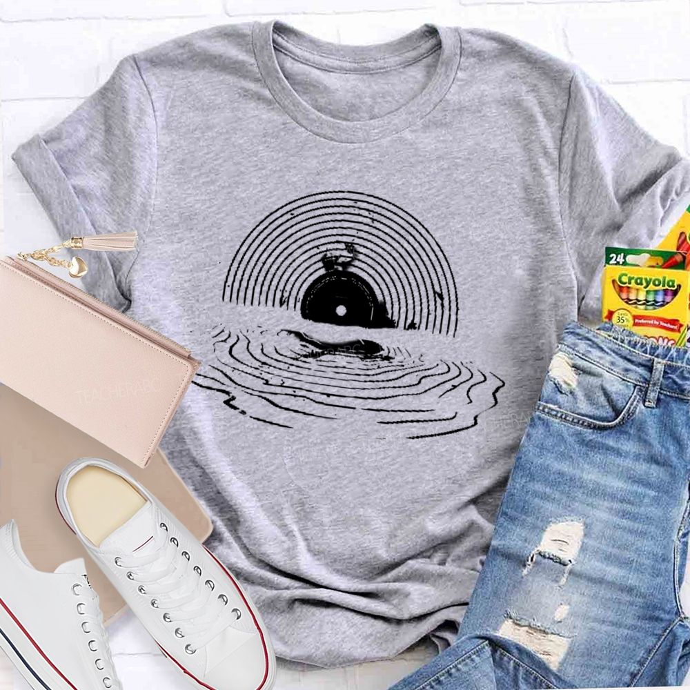Music Records Teacher T-shirt