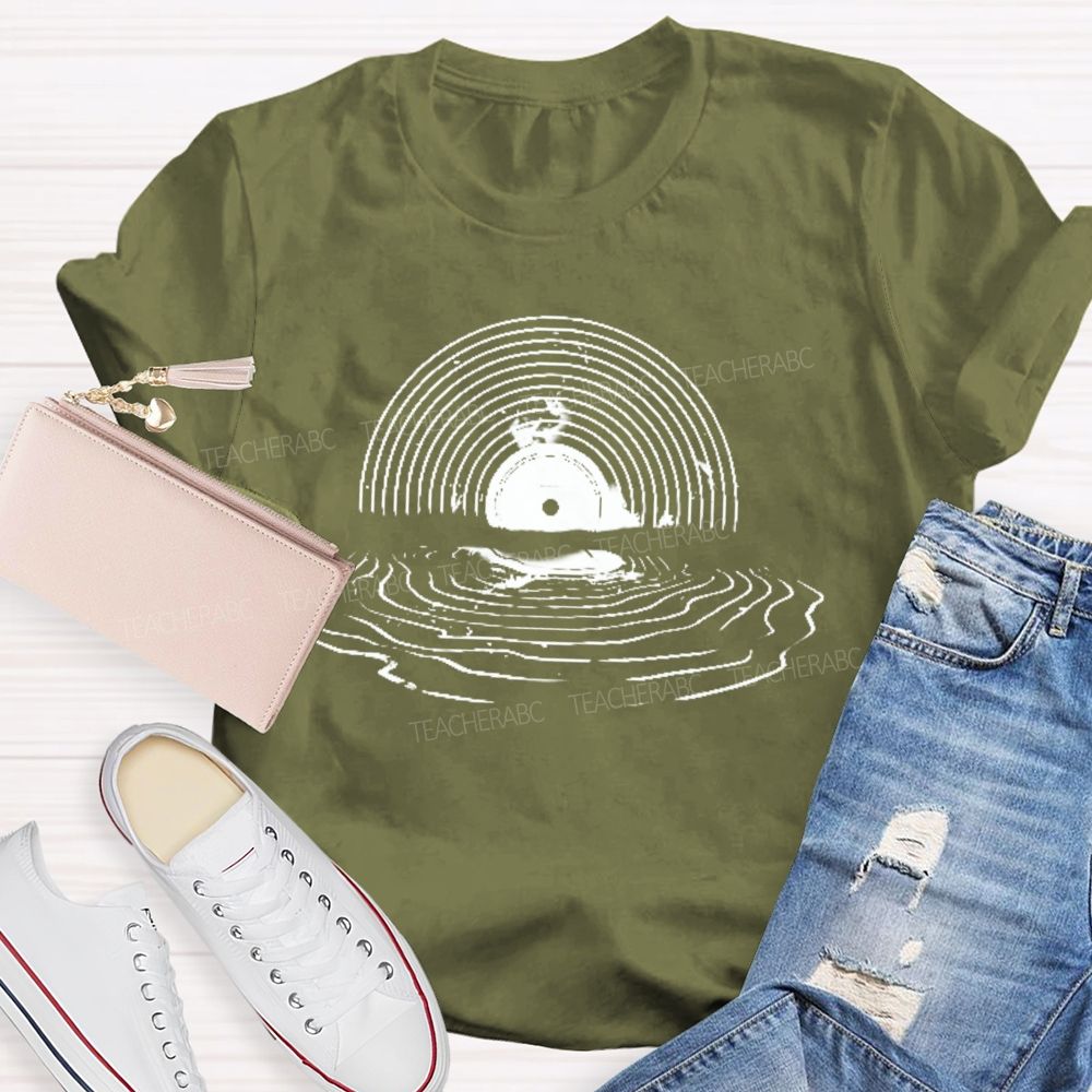 Music Records Teacher T-shirt