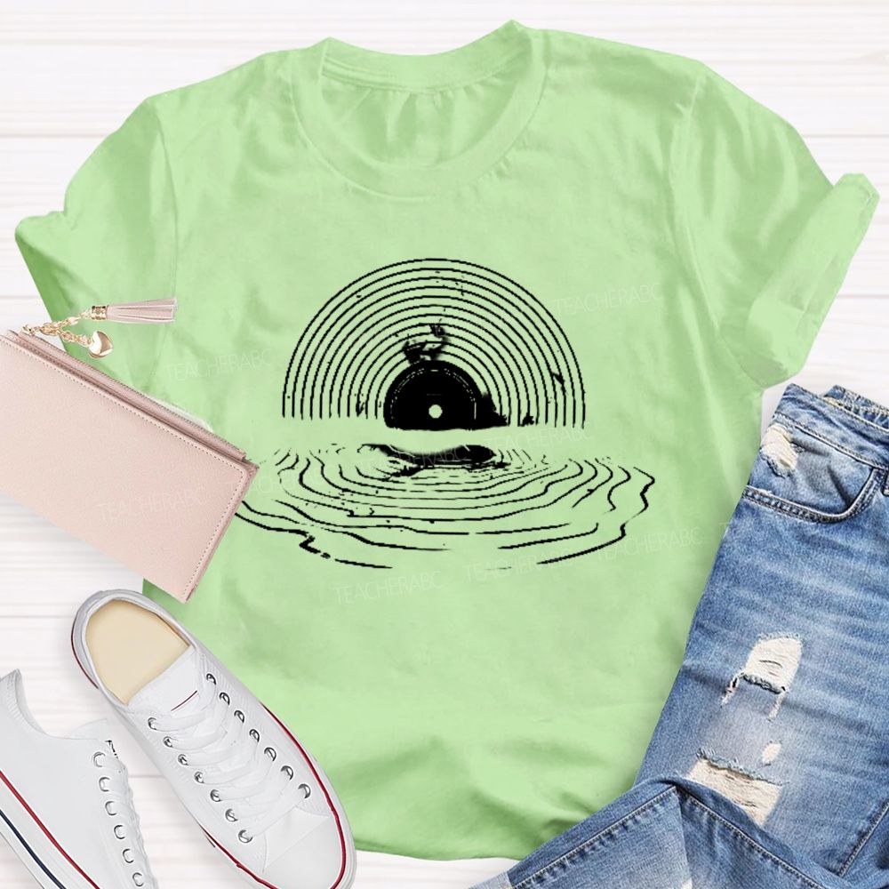 Music Records Teacher T-shirt