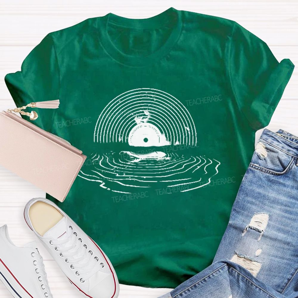 Music Records Teacher T-shirt