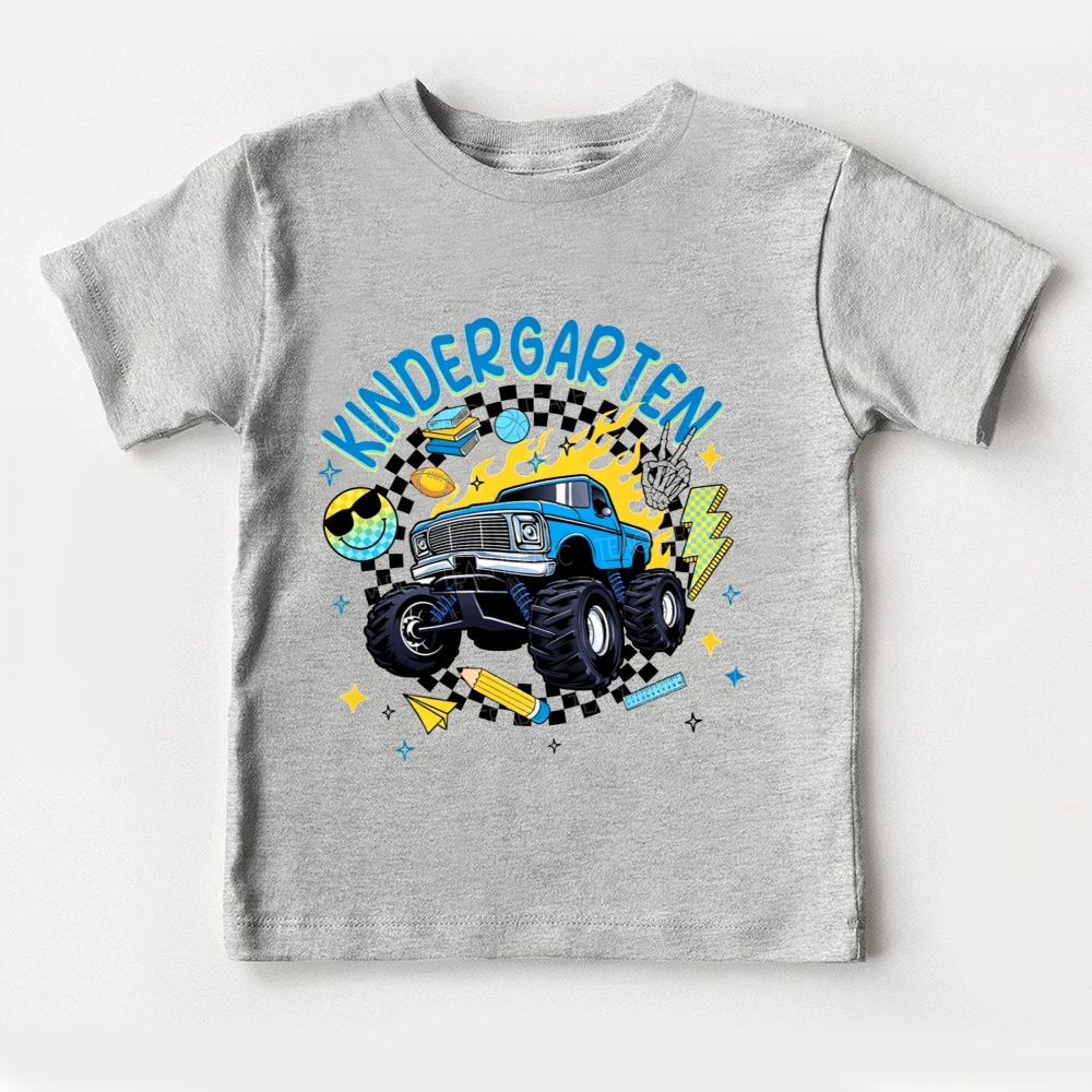 Personalized Grade Rolling Into Kindergarten Toddler T-shirts