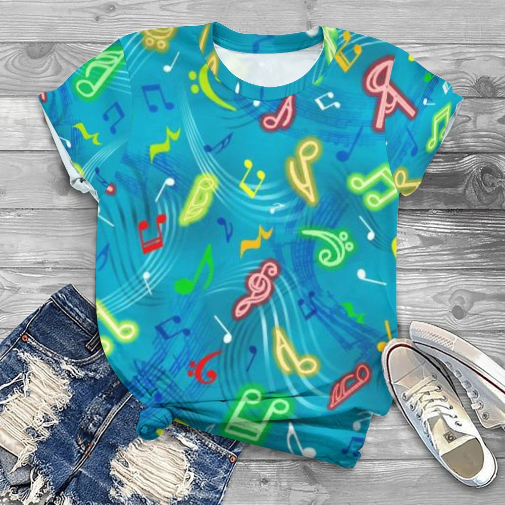 Swimming In Music Worlds T-shirt