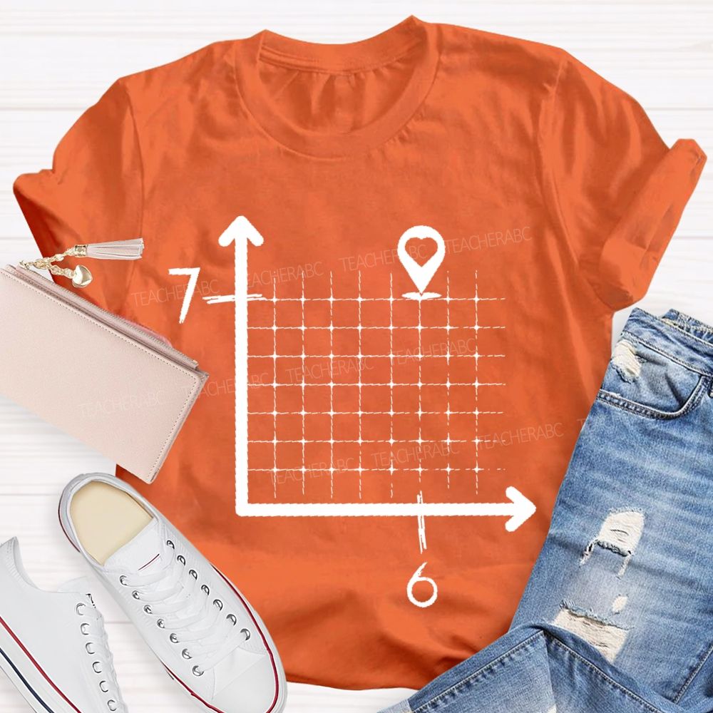 Six-Seven Math Graphic Teacher T-shirt