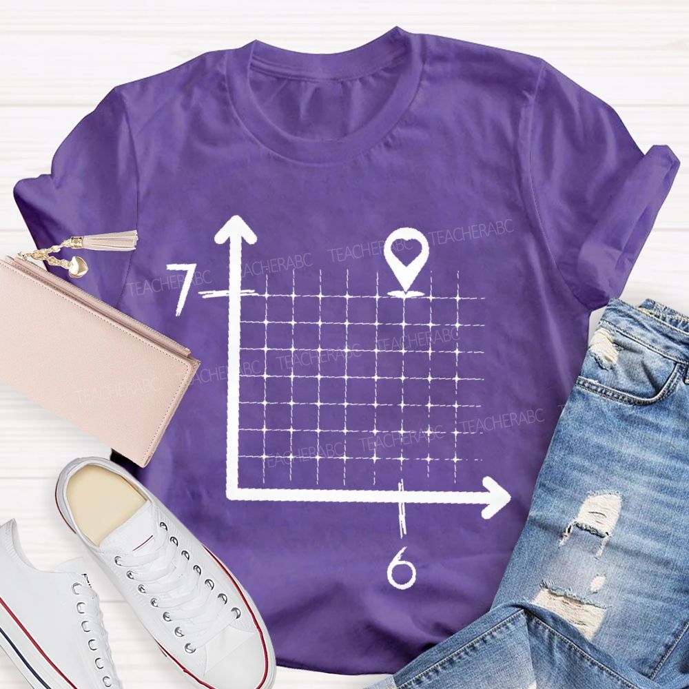 Six-Seven Math Graphic Teacher T-shirt