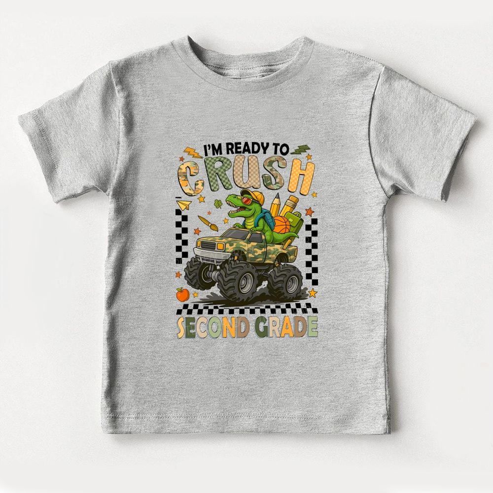 Personalized Grade I'M Ready To Crush Second Grade Toddler T-shirts