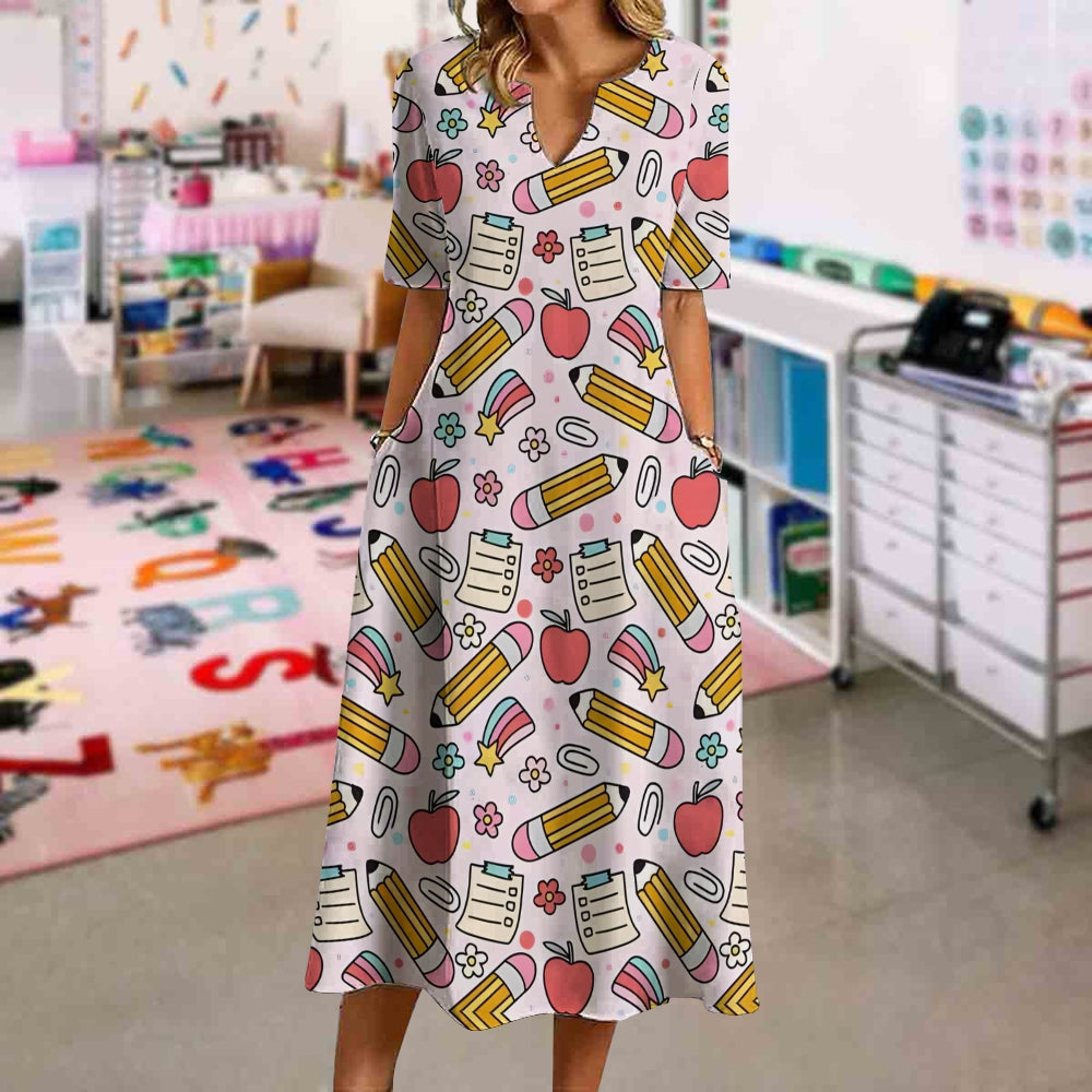 A Teacher'S Busy Daily Routine Dress