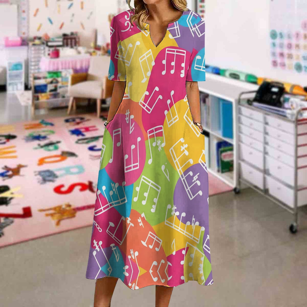 Immerse Yourself In A World Of Music Dress