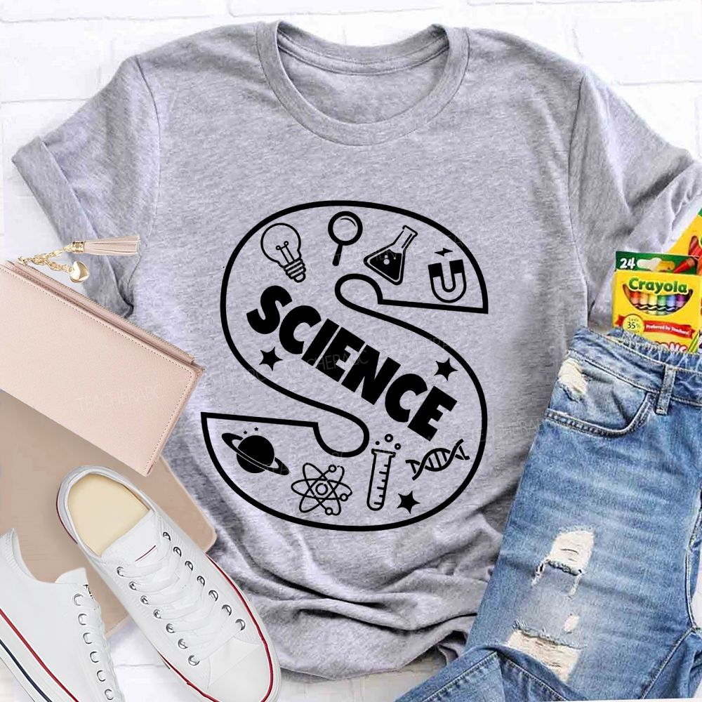 Big S Science Teacher Life Vibes Science Teacher T-shirt