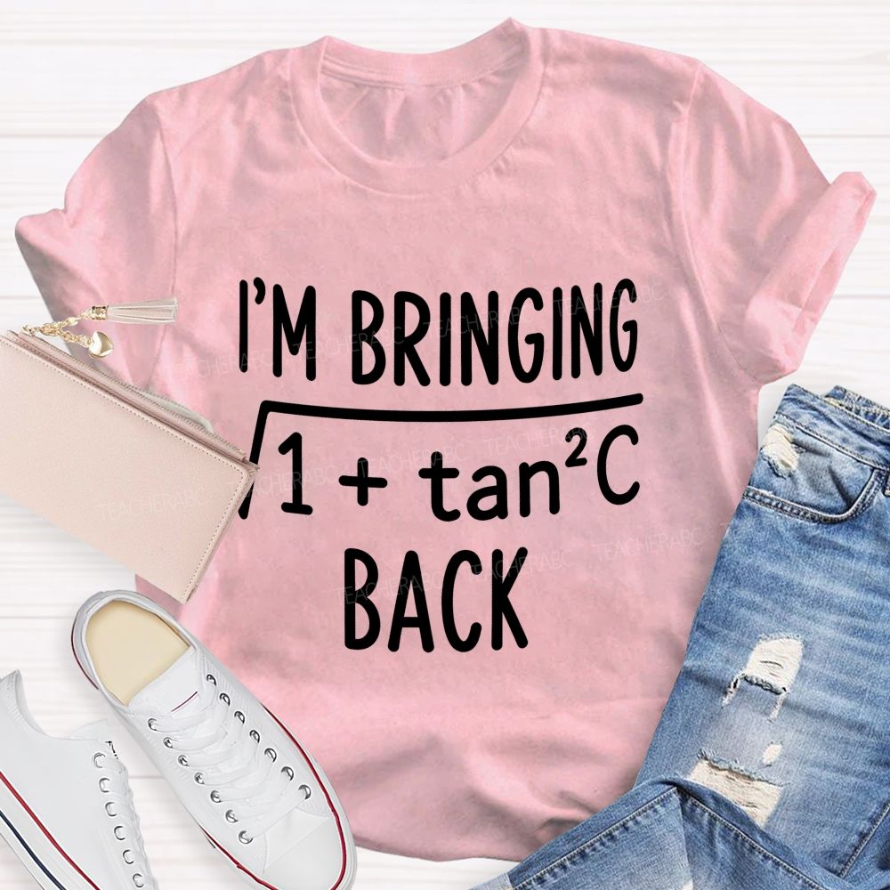 I'M Bringing Sexy Back Funny math quote Teacher T-shirt