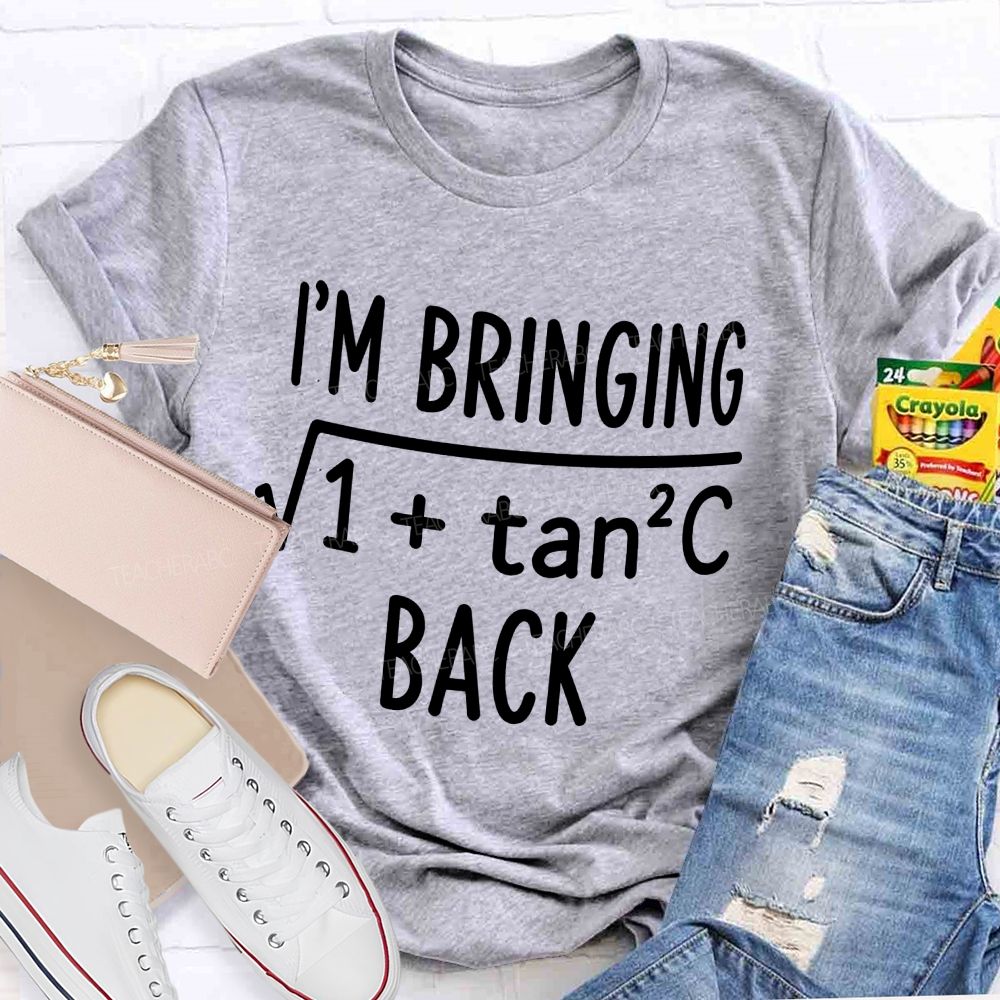I'M Bringing Sexy Back Funny math quote Teacher T-shirt