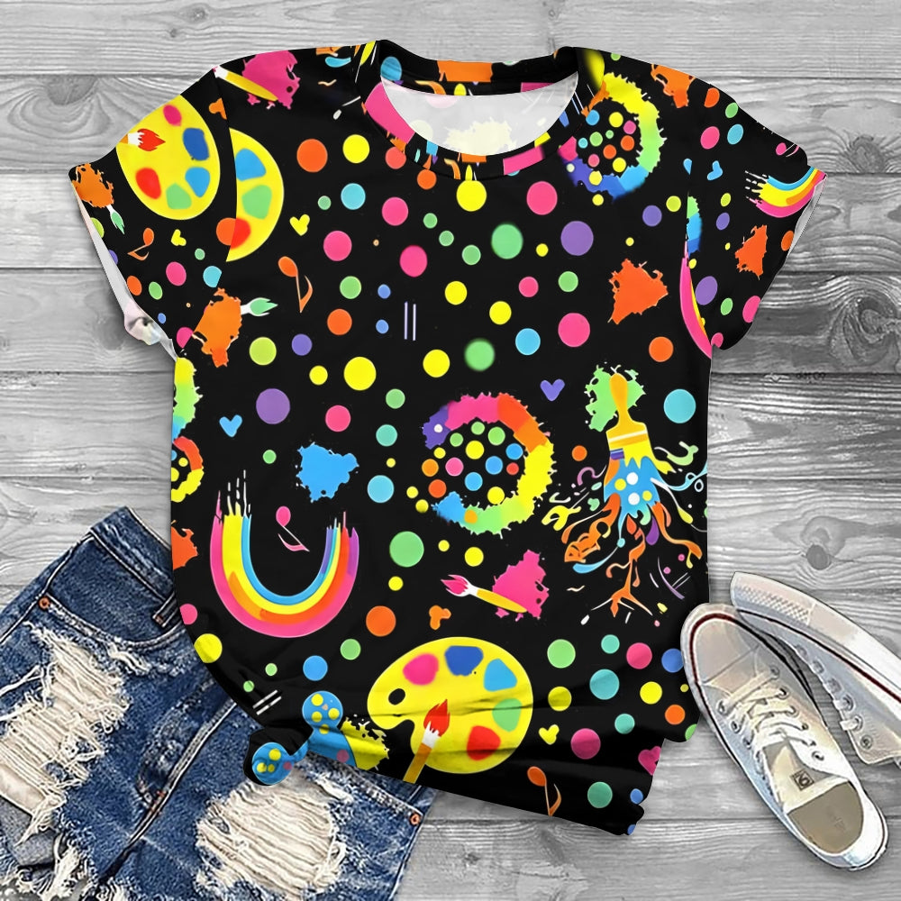 The Magical World of Art Printed T-shirt