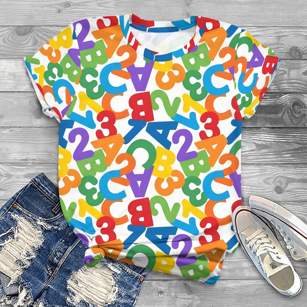 In My Teachers Life Printed T-Shirt