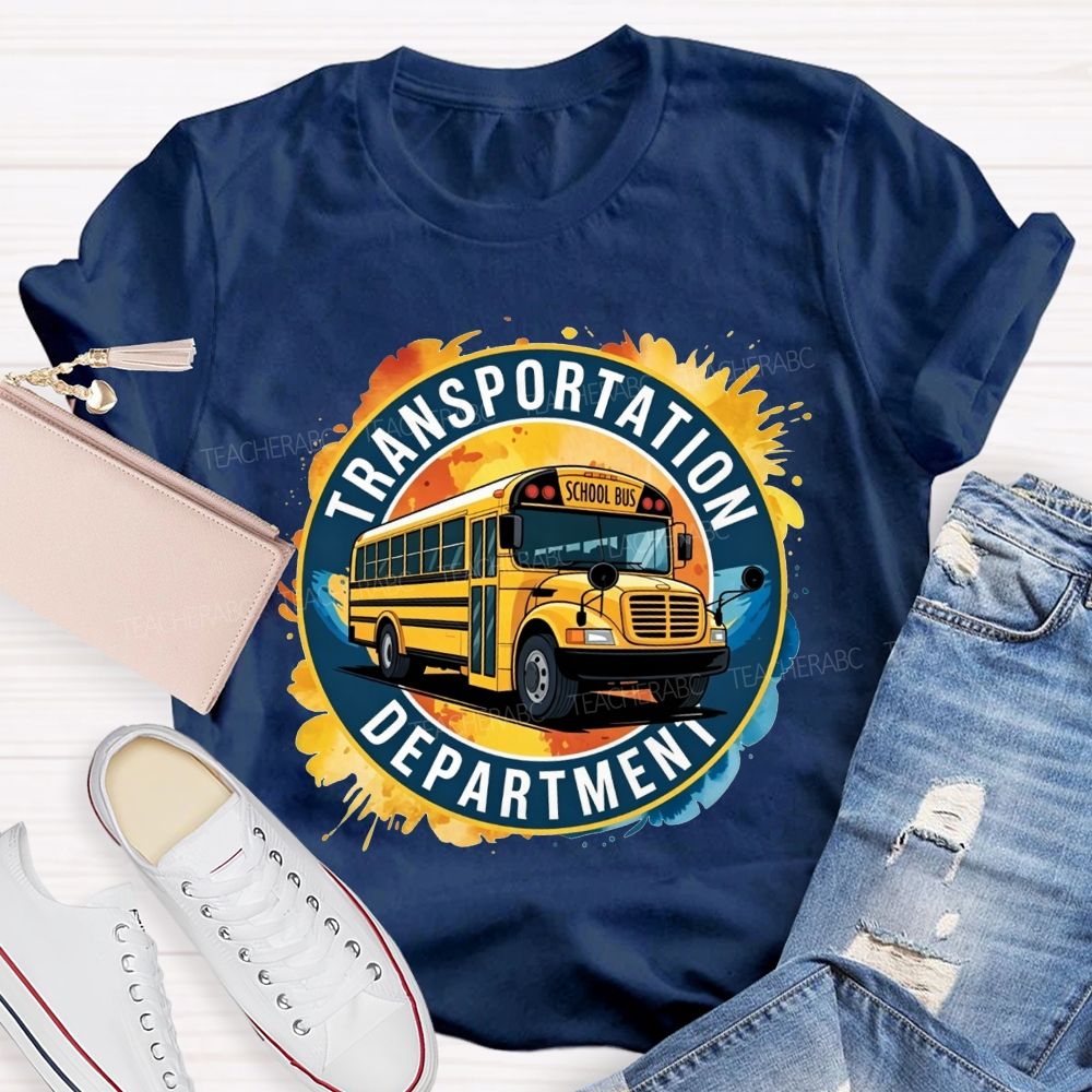 Transportation Department School Bus Driver T-shirt