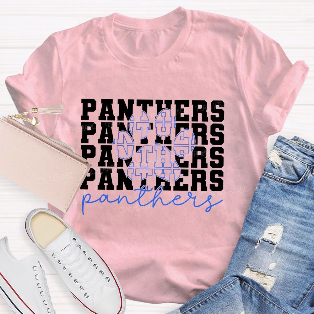 Personalized mascot Simplified characters Teacher T-shirt