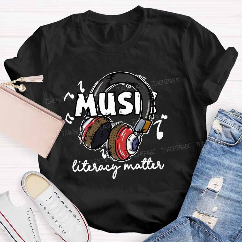 Music Literacy Matters Teacher T-shirt
