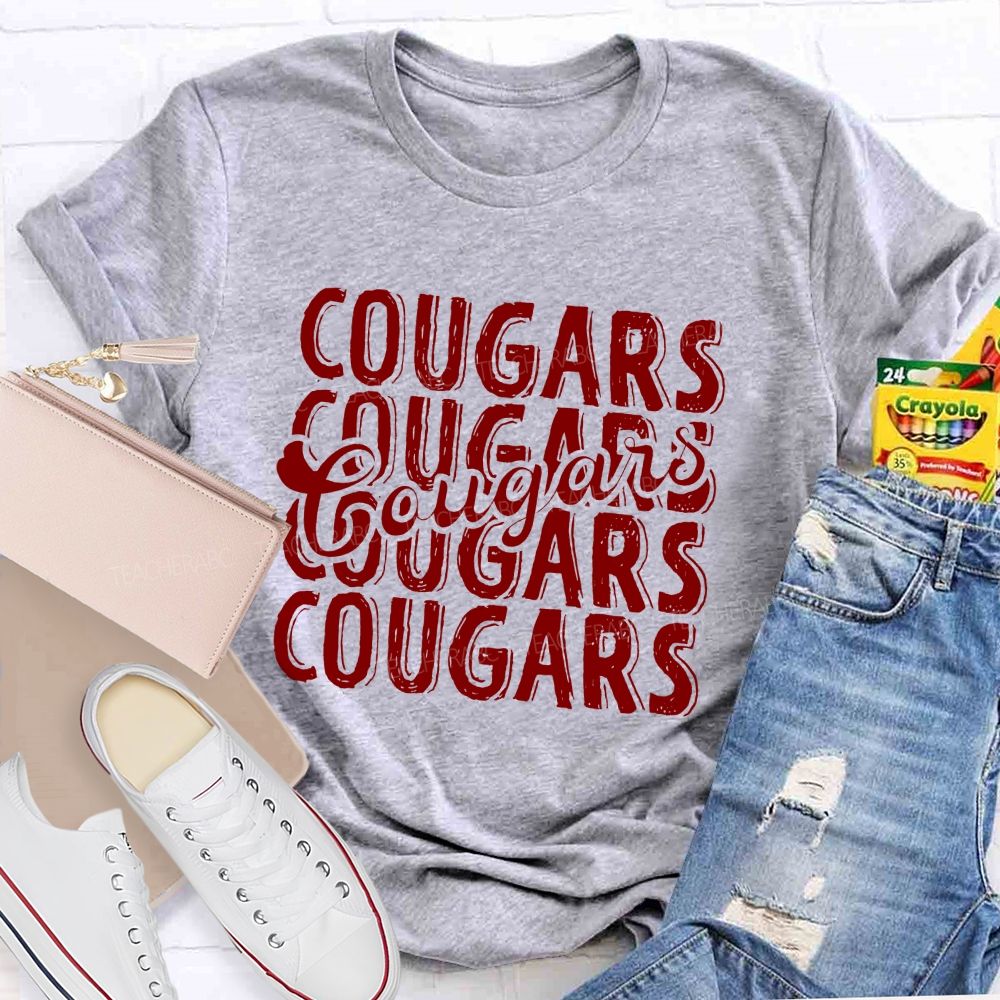 Personalized mascot Mixed-Typeface Graphic Prints Teacher T-shirt