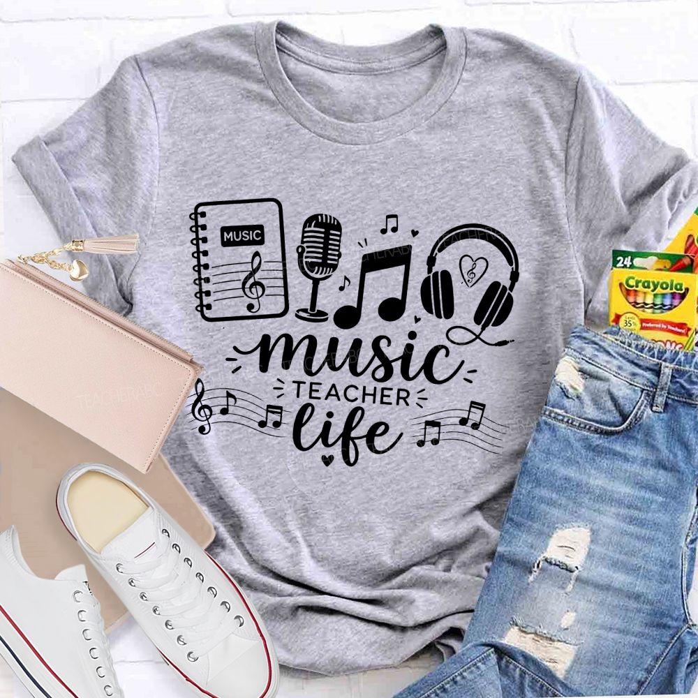 This Is The Music Teacher Life Teacher T-shirt