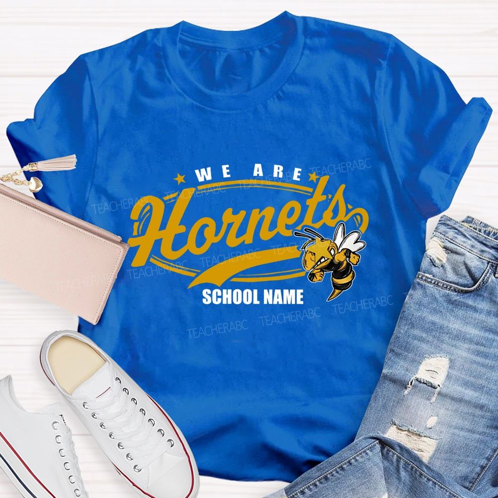 Personalized School Name And Mascot Game Day We Are Teacher T-Shirt
