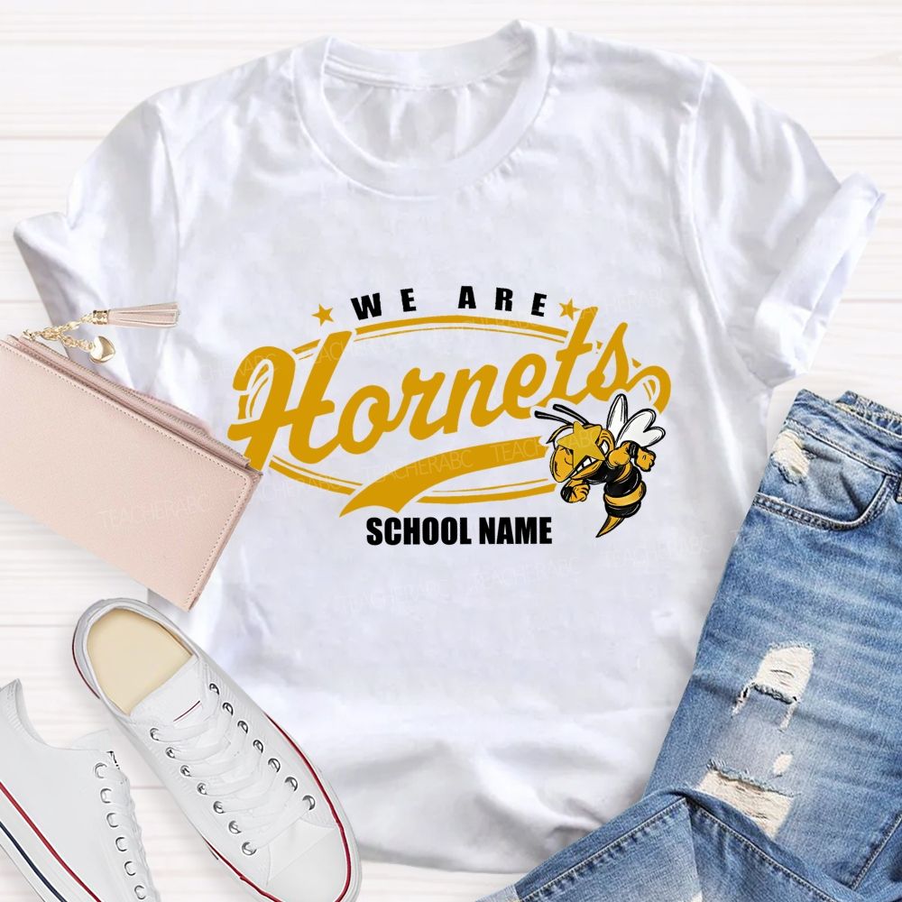 Personalized School Name And Mascot Game Day We Are Teacher T-Shirt
