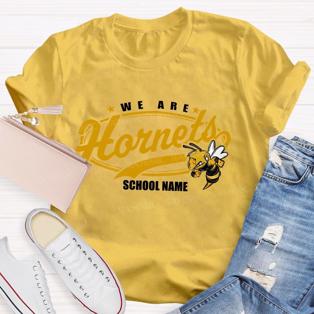 Personalized School Name And Mascot Game Day We Are Teacher T-Shirt