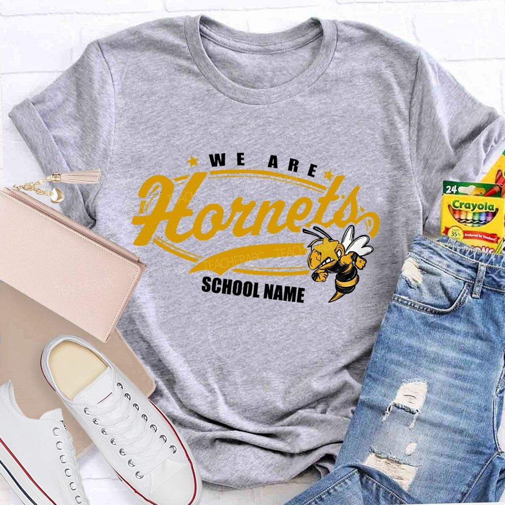 Personalized School Name And Mascot Game Day We Are Teacher T-Shirt