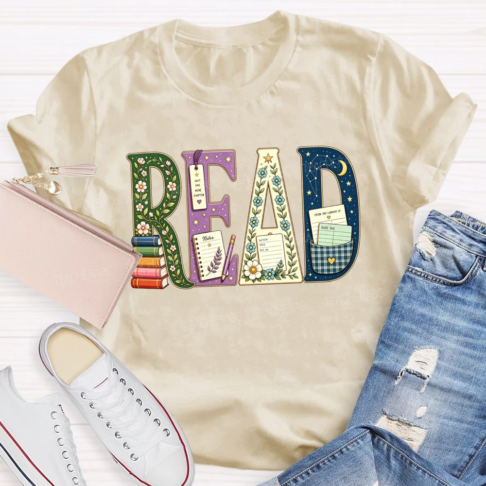 Just One More Chapter And A Love Of Read Teacher T-shirt