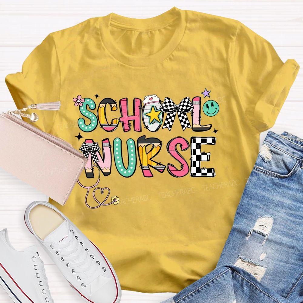 School Nurse Keeping Kids Safe At School T-shirt
