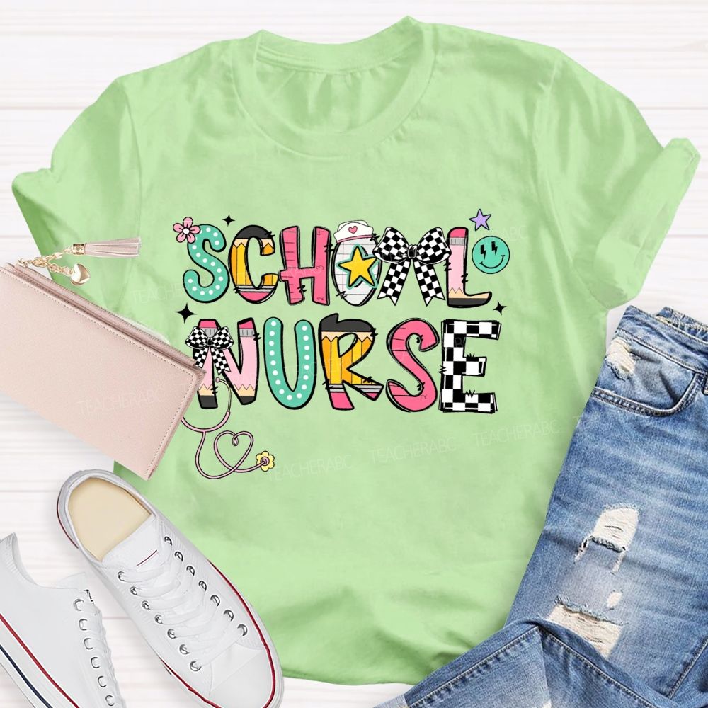 School Nurse Keeping Kids Safe At School T-shirt