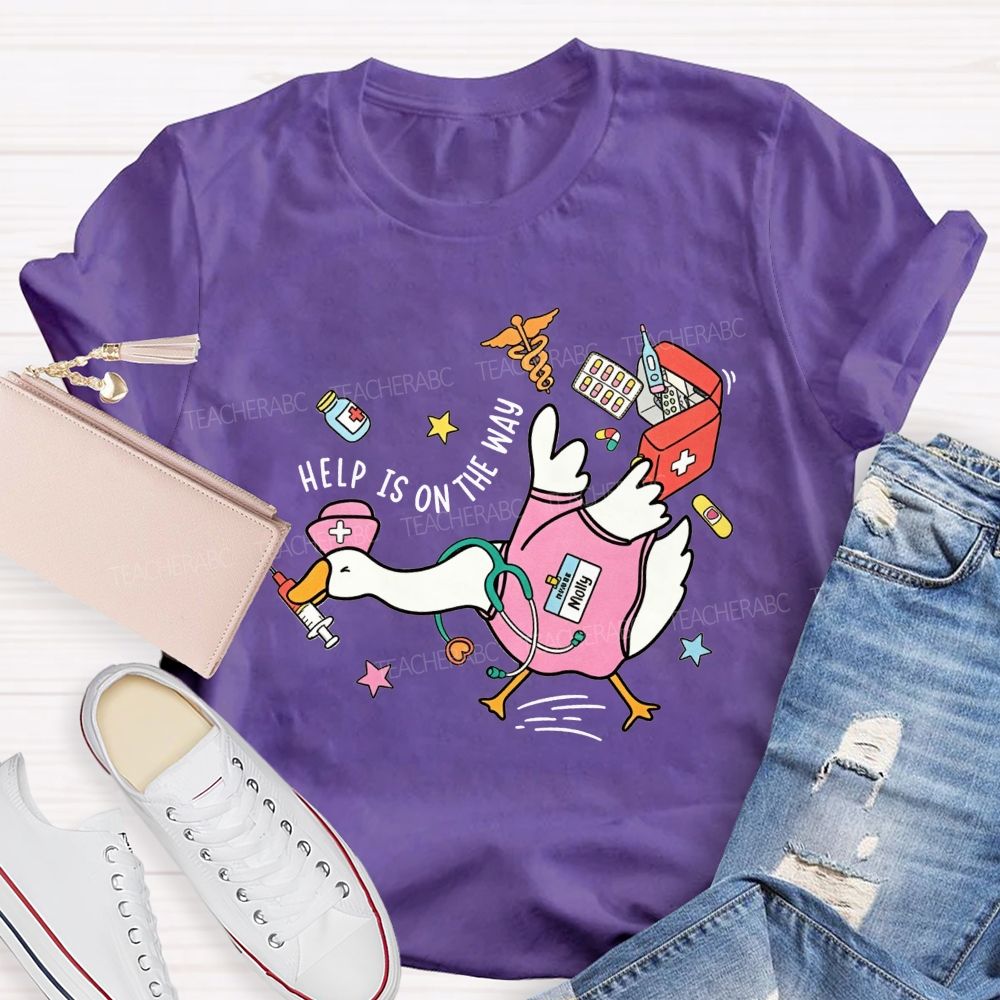 School Nurse Help Is On The Way With Medical Supplies T-shirt