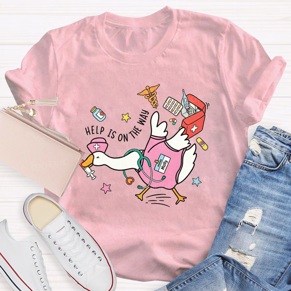 School Nurse Help Is On The Way With Medical Supplies T-shirt