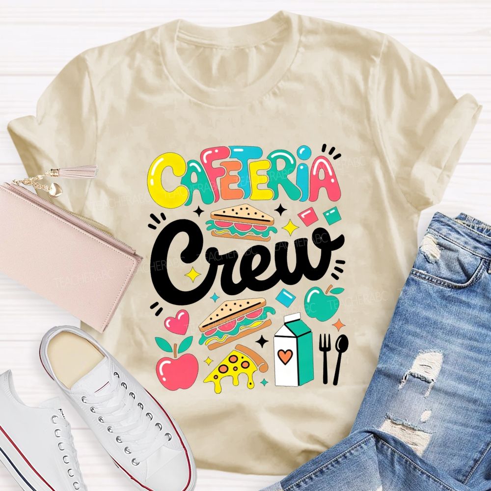 Cafeteria Crew School Lunch Lady Staff Appreciation T-shirt