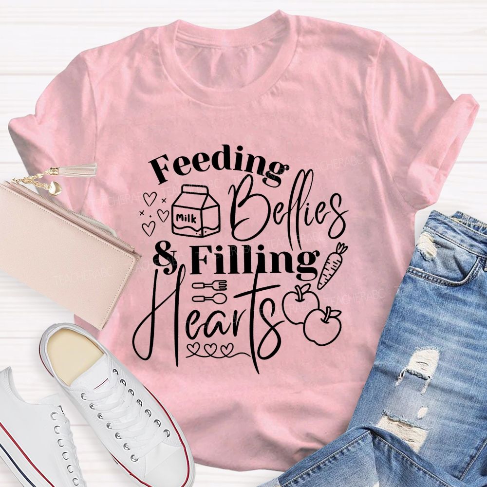 Feeding Bellies And Filling Hearts T-shirt