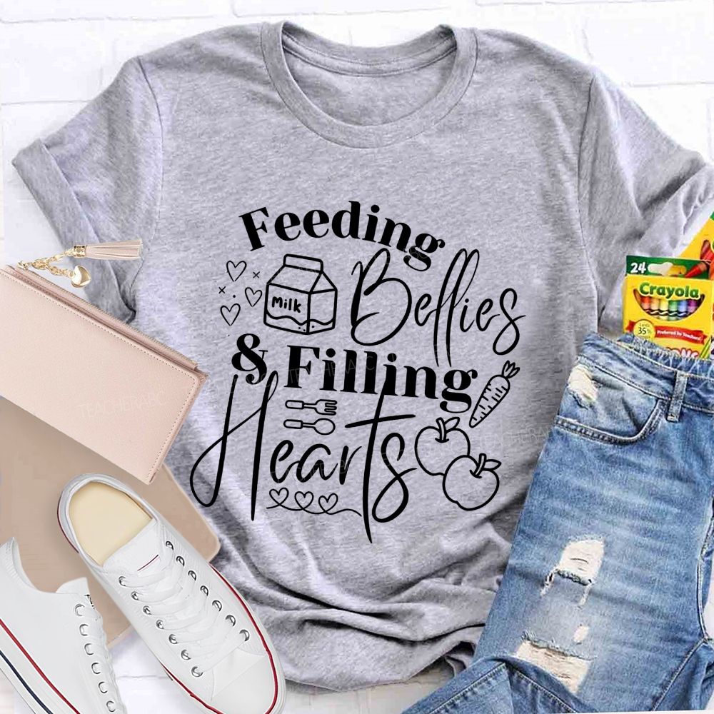 Feeding Bellies And Filling Hearts T-shirt