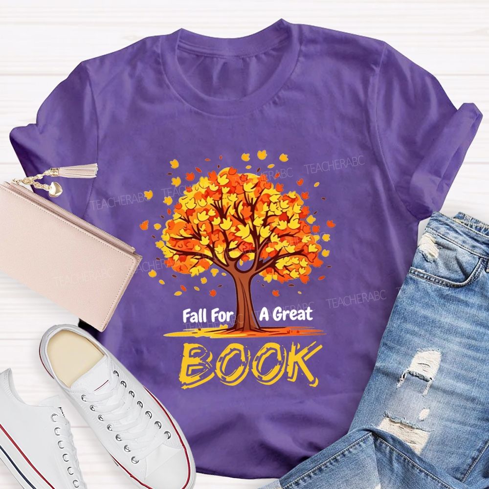 Book Lover Fall Reading Librarian T-shirt