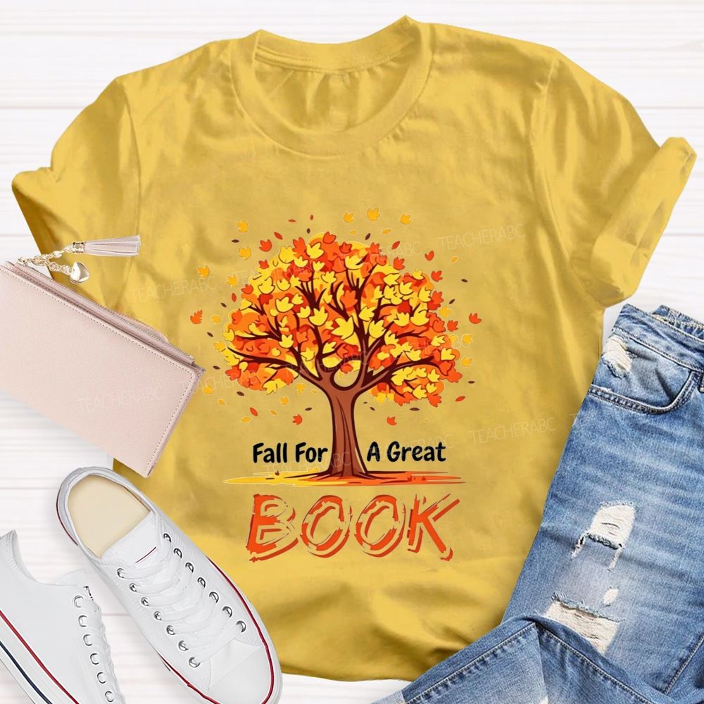 Book Lover Fall Reading Librarian T-shirt