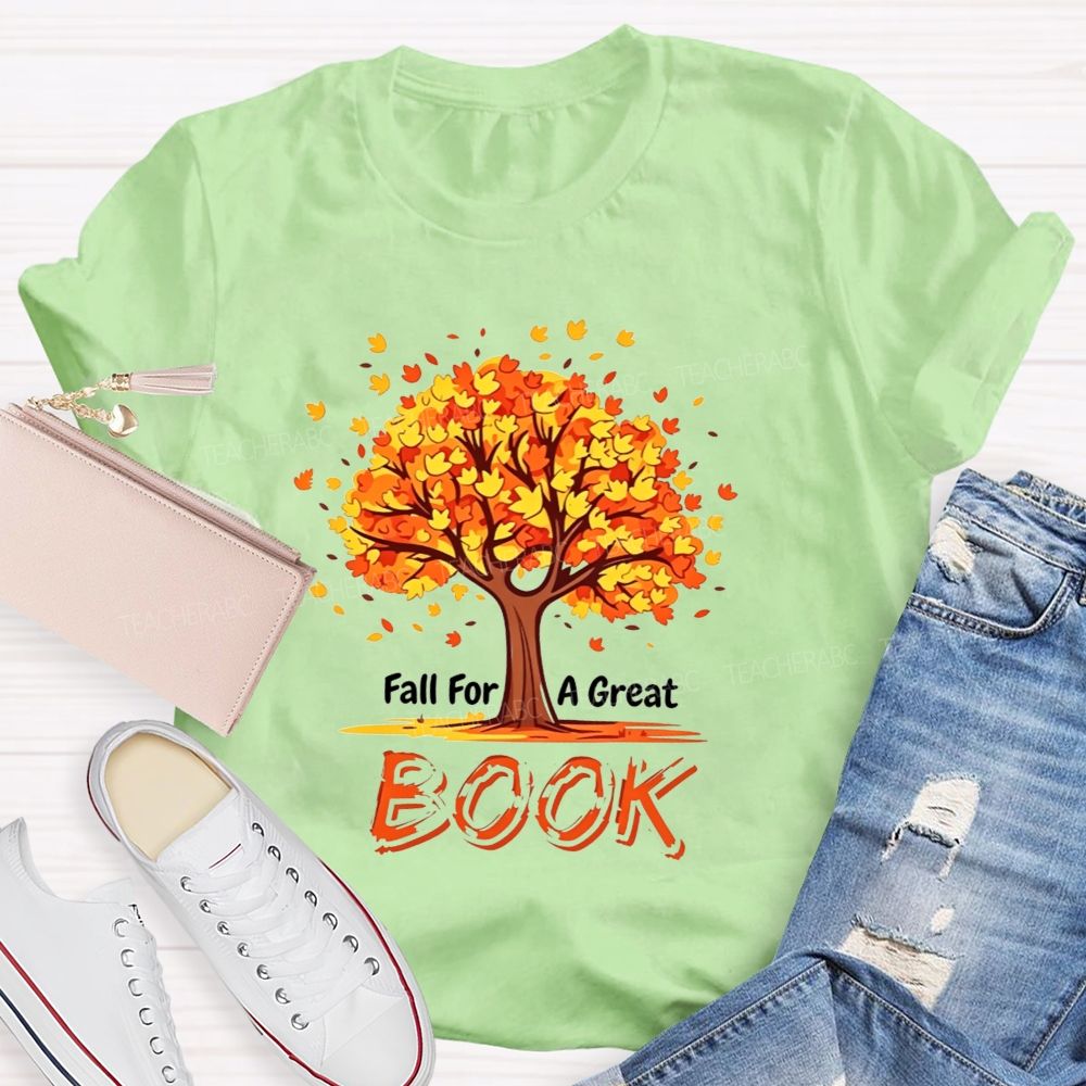 Book Lover Fall Reading Librarian T-shirt