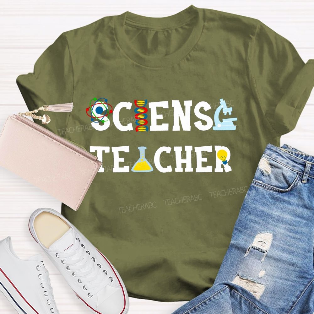 Science Reagent Bottle Teacher T-Shirt